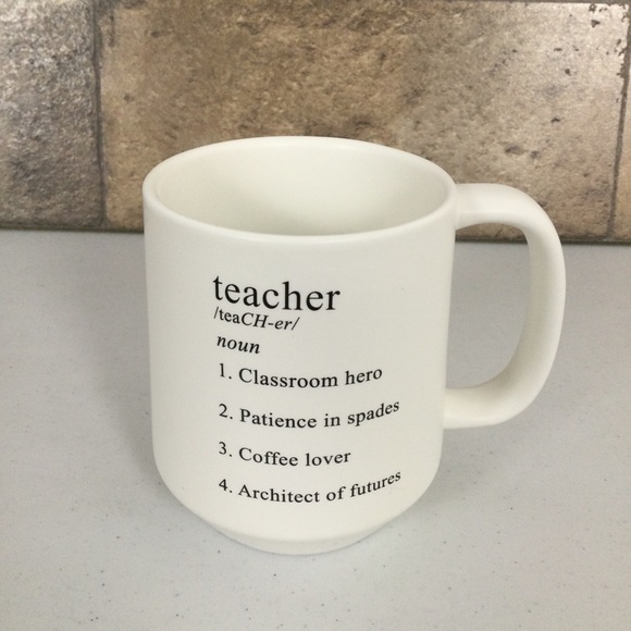 INDIGO Mug Teacher Motif 14oz - Picture 1 of 5